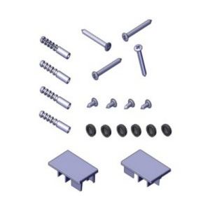 Novellini R01BEG01-D mounting set white 030/ chrome