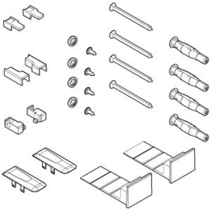 Novellini R01BI2R01-K mounting set chrome