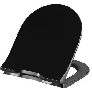 Pressalit Objecta D Pro 998111-DF7999 toilet seat with lid black polygiene