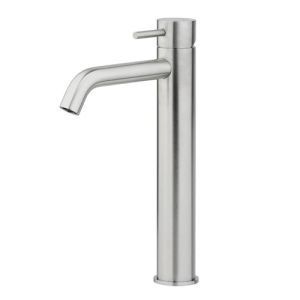 Pure RVS 316 Serie RV3544 washbasin tap 300mm high stainless steel brushed