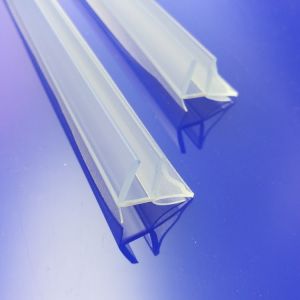 Sealskin Duka 1800 horizontal angled sealing profiles, left and right, transparent, 6mm *no longer available*