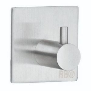 Smedbo Beslagsboden B1105 design towel hook brushed stainless steel