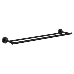 Smedbo Home HB3364 double towel rail 65cm black