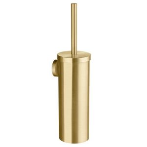 Smedbo Home HV332 toilet brush matt brass