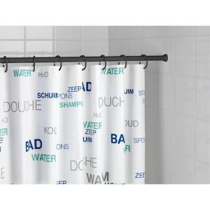 Woodynox 23564100 douchestang uittrekbaar 110-185cm zwart