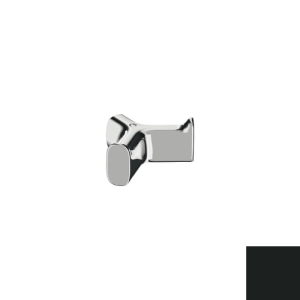 Inda Claire A7120BNE double coat hook matt black