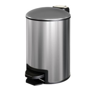 Brauer 5-NG-216 pedal bin 3l brushed stainless steel