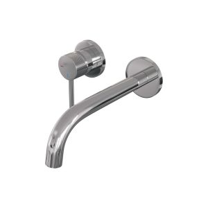 Brauer Carving 5-CE-083-B6-65 concealed basin mixer with curved spout and rosettes model A2 chrome