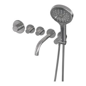 Brauer Carving 5-CE-094 thermostatic concealed bath mixer SET 02 chrome