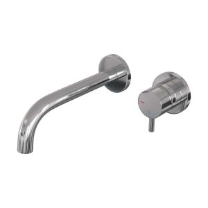 Brauer Edition 5-CE-004-B5-65 concealed basin mixer with curved spout and rosettes model B1 chrome