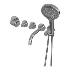 Brauer Edition 5-CE-023 thermostatic concealed bath mixer SET 02 chrome