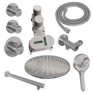 Brauer Edition 5-CE-030 thermostatic concealed rain shower SET 08 chrome