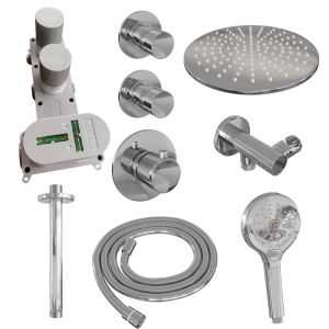 Brauer Edition 5-CE-031 thermostatic concealed rain shower SET 12 chrome