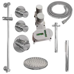 Brauer Edition 5-CE-033 thermostatic concealed rain shower set 17 chrome