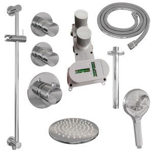 Brauer Edition 5-CE-037 thermostatic concealed rain shower SET 23 chrome