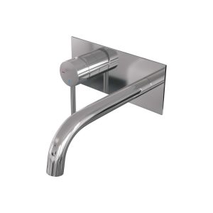 Brauer Edition 5-CE-083-B2 concealed basin mixer with curved spout and cover plate model A2 chrome