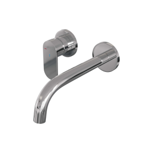 Brauer Edition 5-CE-083-B3-65 concealed basin mixer with curved spout and rosettes model C2 chrome
