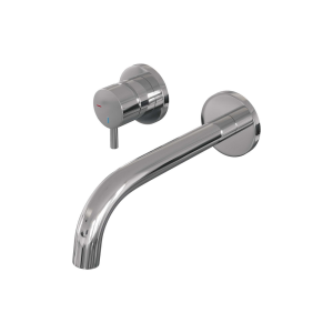 Brauer Edition 5-CE-083-B5-65 concealed basin mixer with curved spout and rosettes model B2 chrome