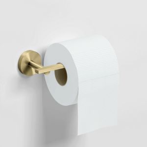 Clou Flat CL090203082 toiletrolhouder zonder klep goud geborsteld PVD