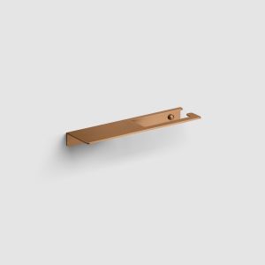 Clou Fold CL/09.04028.83 toiletrolhouder met planchet brons geborsteld PVD
