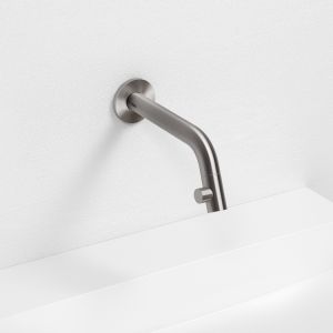 Clou Kaldur CL060500241 basin tap 1/2" wall brushed stainless steel