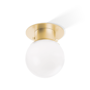 Decor Walther 0213113 GLOBE 20 plafondlamp ø19cm mat goud