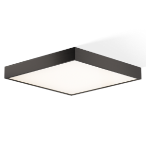 Decor Walther 0218960 CUT 40 N LED wand- plafondlamp 40x40cm mat zwart