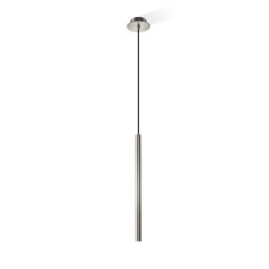 Decor Walther 0222034 PIPE 1 LED hanglamp geborsteld nikkel