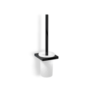 Decor Walther 0654260 DW 94 WC-Bürstenhalter Wand satiniertes Glas/mattes Schwarz