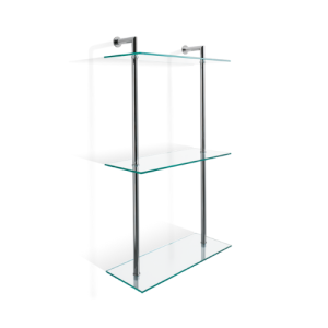 Decor Walther 0701500 DW 016 glass wall rack chrome