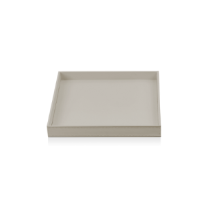 Decor Walther Brownie 0932449 BROWNIE TAB Q schaal/ tray kunstleder taupe