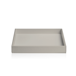 Decor Walther Brownie 0932549 BROWNIE TAB R schaal/ tray kunstleder taupe