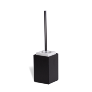 Decor Walther Brownie 0940560 BR SBG Toilettenbürstenhalter chrom/schwarz Kunstleder