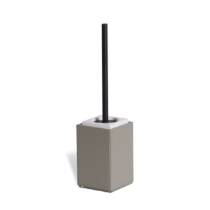 Decor Walther Brownie 0940649 BR SBG Toilettenbürstenhalter matt schwarz/taupe Kunstleder