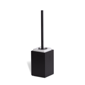 Decor Walther Brownie 0940660 BR SBG Toilettenbürstenhalter mattschwarz/schwarzes Kunstleder