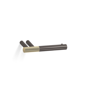 Decor Walther Club 0855867 CLUB TPH1 toiletrolhouder mat donker metaal en mat goud