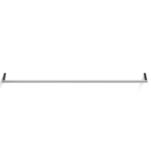 Decor Walther Mikado Tec 0521078 MK TEC HTE80 handdoekhouder 80cm RVS geborsteld/mat zwart