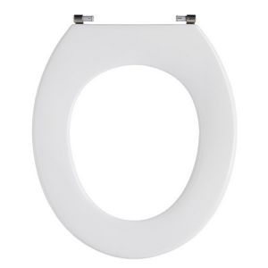 Pressalit Objecta 53011-BA1999 toilet seat without lid white polygiene