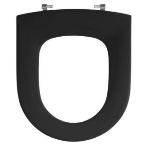 Pressalit Projecta D 171111-D28999 Toilettensitz ohne Deckel schwarz Polygiene