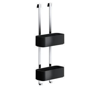 Geesa Frame 918902-02-06 hanging shower rack 25 cm chrome/ black