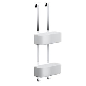 Geesa Frame 918902-02 hanging shower rack 25 cm chrome/ white