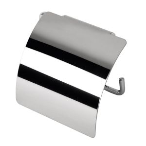 Geesa Hotel 91145 toilet roll holder with flap chrome