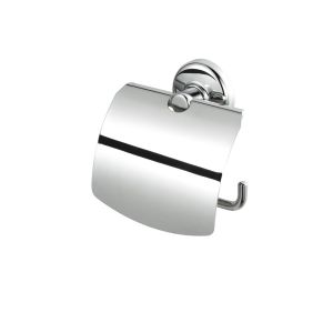 Geesa Hotel 915308-02 toilet roll holder with flap chrome