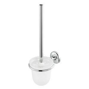 Geesa Hotel 915311-02 toiletborstel met houder (witte borstelkop) chroom