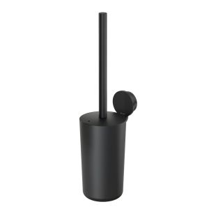 Geesa Opal Black 917211-06 toiletborstel met houder zwart