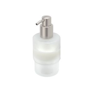 Geesa Opal Brushed Stainless Steel 91224715 zeepdispenser 200 ml RVS geborsteld