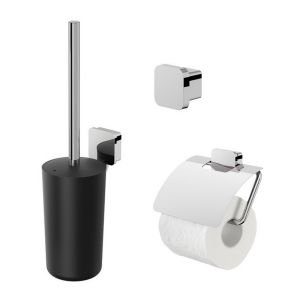 Geesa Topaz Chrome 917900-02-115 toilet accessory set chrome