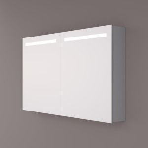 Hipp Design SPK 51080 luxe spiegelkast met horizontale LED banen 80x70x14cm