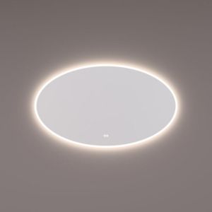 Hipp Design SPV 13820 KW spiegel ovaal met directe en indirecte LED verlichting rondom 100x70x3cm