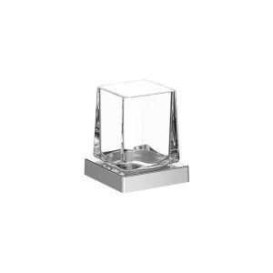 Inda Divo A15100WM03 bekerhouder helder glas mat wit